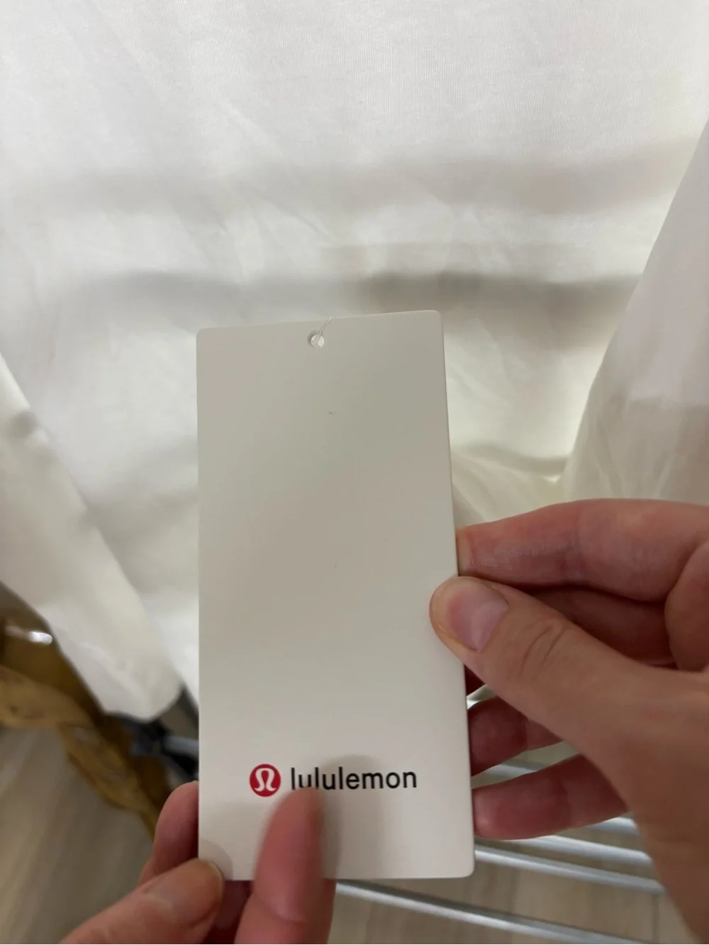 lululemon athletica White Long-Sleeve Crewneck Top